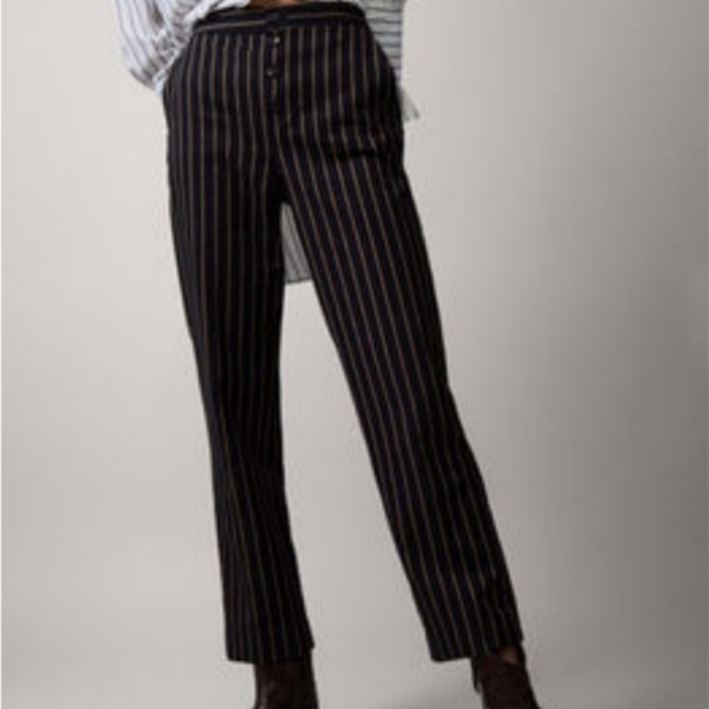 NWT Massimo Dutti Stripped Trousers | Size: US 8